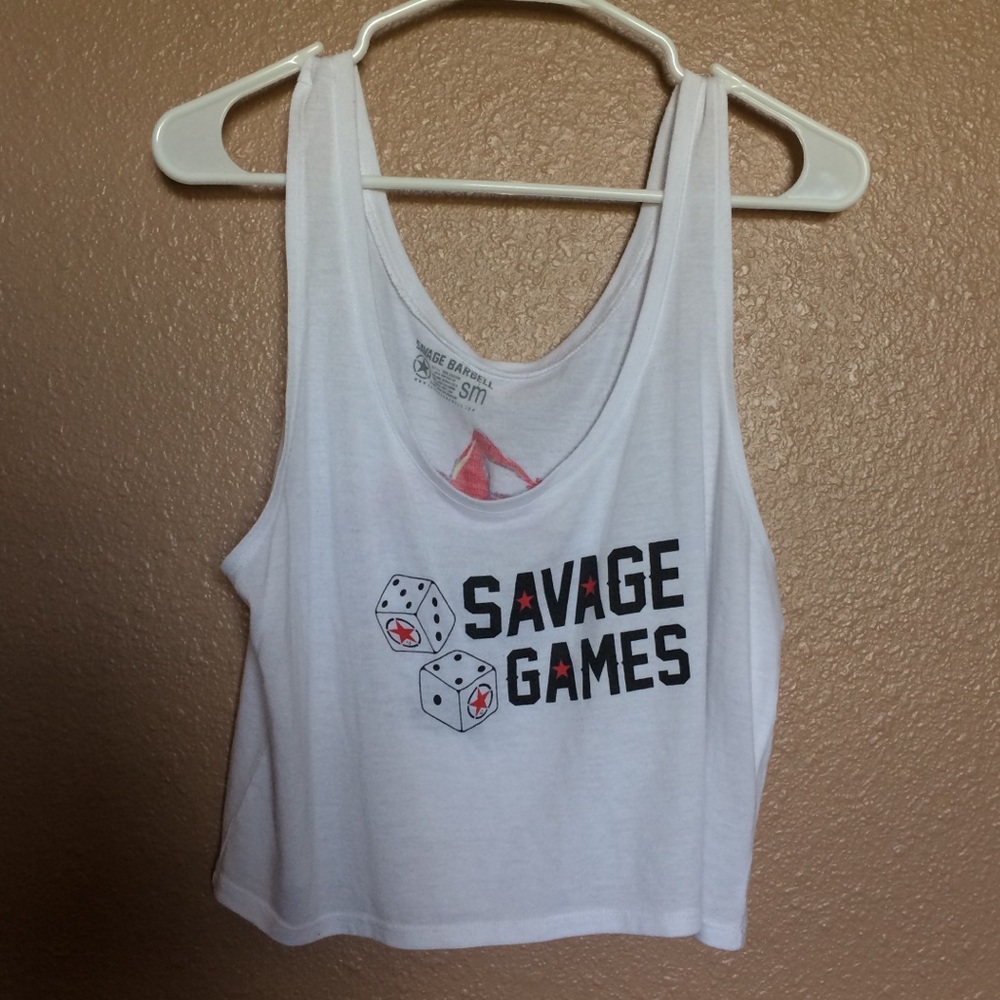 💥💥Savage Barbell crop tank💥💥